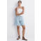 Mango denim regular waist straight leg bermuda short - lichtblauw