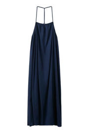 thumbnail: Mango lyocell midi zomerjurk - donkerblauw