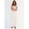 Mango regular waist barrel jeans - lichtroze