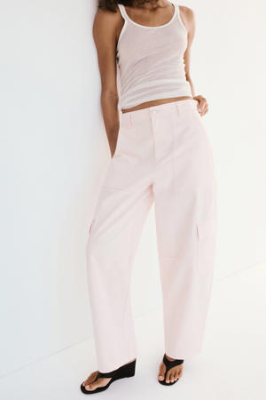 regular waist barrel jeans - lichtroze