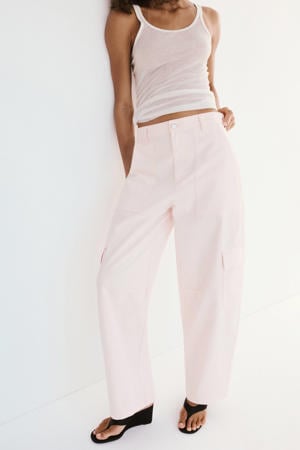 regular waist barrel jeans - lichtroze