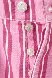 thumbnail: Mango gestreepte straight leg jeans - roze