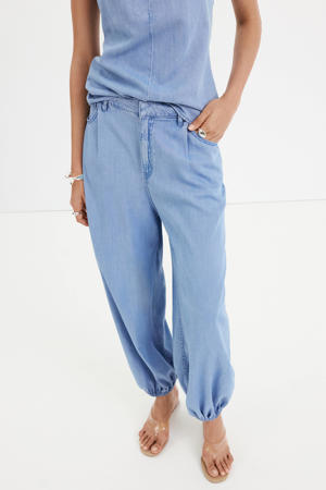 barrel broek - lichtblauw