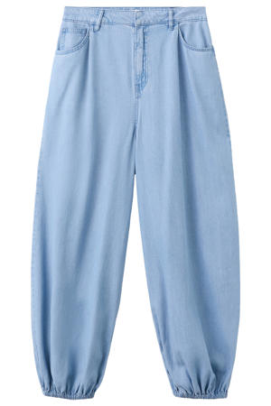 barrel broek - lichtblauw