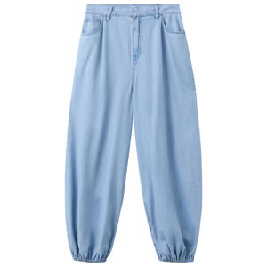 barrel broek - lichtblauw