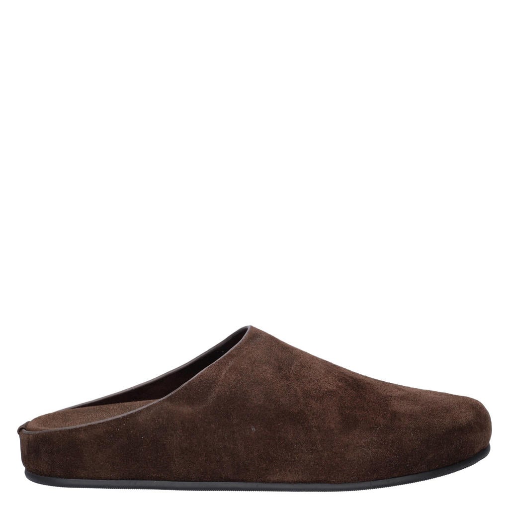 Bruine dames Nelson suède clogs -