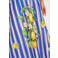 LOLALIZA viscose a-lijn rok - blauw