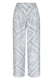 thumbnail: LOLALIZA loose fit broek met plooien - lichtblauw