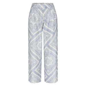 loose fit broek met plooien - lichtblauw