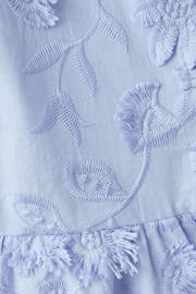 thumbnail: Mango blouse met borduursels - lichtblauw