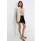 Mango straight leg casual short - zwart