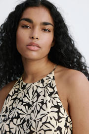 thumbnail: Mango gebloemde jumpsuit - beige