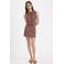 Mango gestreepte gebreide top - rood