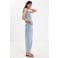 Mango barrel jeans - mediumblauw