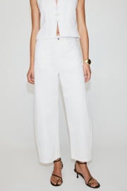 thumbnail: Mango barrel jeans - wit