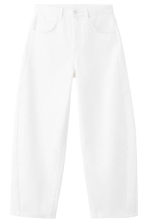 barrel jeans - wit