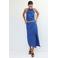 Mango linnen top - blauw