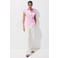 Mango blouse met krijtstreep - roze