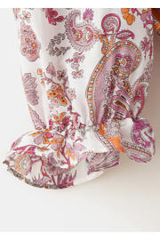 thumbnail: Mango blouse met paisley - meerkleurig