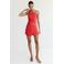 Mango linnen top - rood