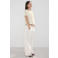 Mango broderie top - ecru
