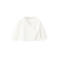 Mango Kids gebreid vest - wit