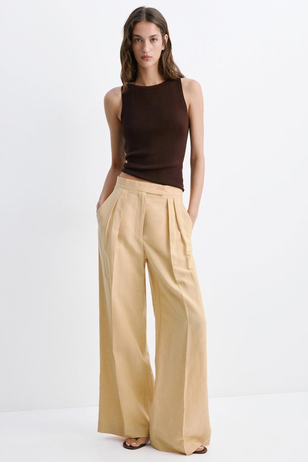 Mango top - bruin