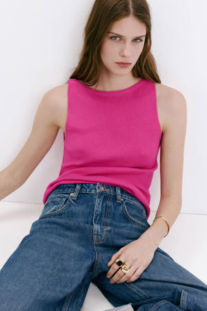 top - roze