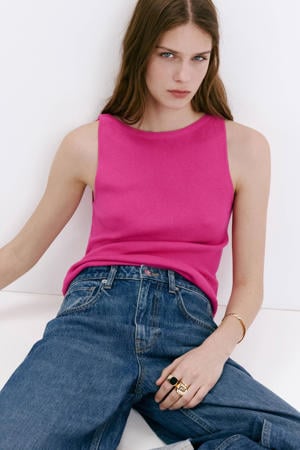 top - roze