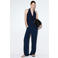 Mango top - donkerblauw