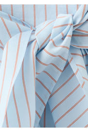 thumbnail: Mango blouse met krijtstreep - lichtblauw