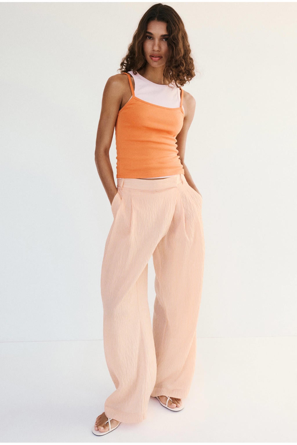 Mango top - oranje