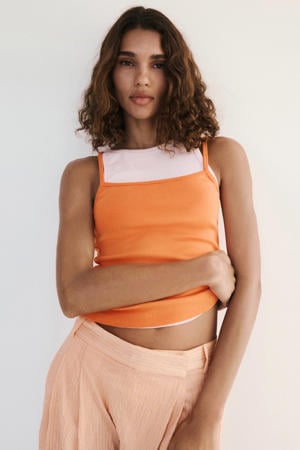 top - oranje