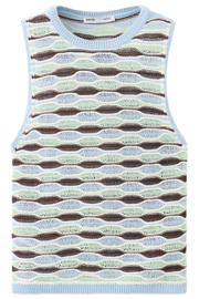 thumbnail: Mango top met print - lichtblauw