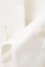 thumbnail: Mango straight leg broek met ceintuur - wit