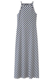 thumbnail: Mango gestreepte midi jurk - marineblauw