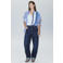 Mango gestreepte blouse - blauw