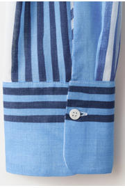 thumbnail: Mango gestreepte blouse - blauw