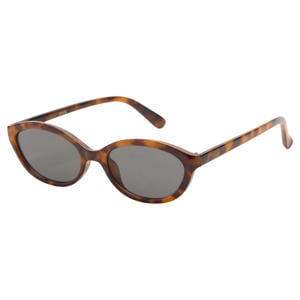 zonnebril met tortoise print bruin