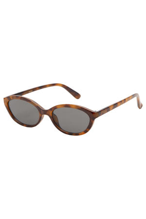 zonnebril met tortoise print bruin
