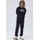 NAME IT KIDS sweater met borduursels - zwart