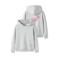 NAME IT KIDS regular fit hoodie met backprint - grijs