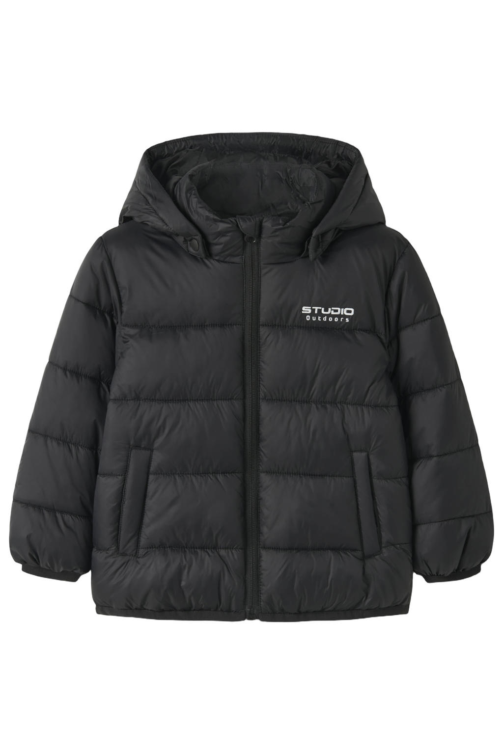 NAME IT MINI pufferjas - zwart