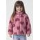 NAME IT MINI teddy jas met hartjes - roze