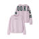 NAME IT KIDS relaxed fit sweater met backprint - lichtroze