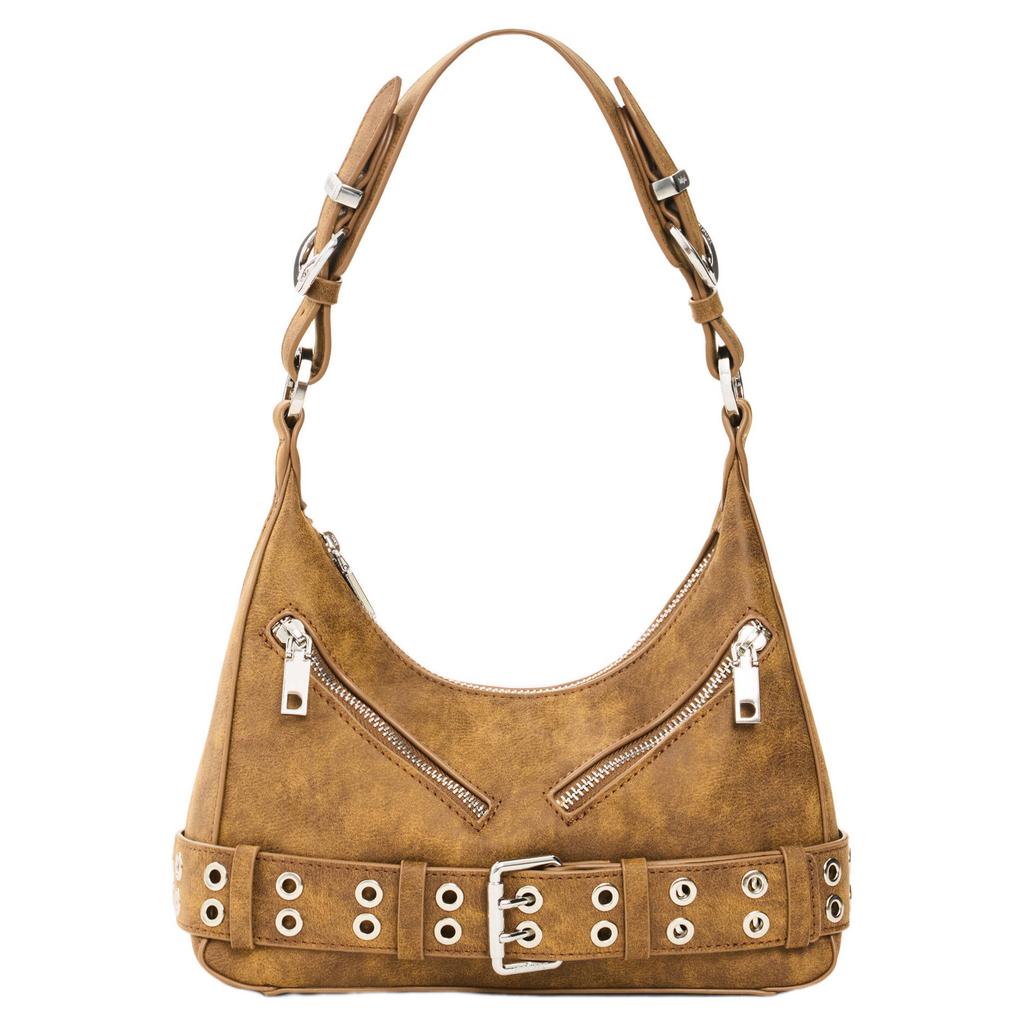 Desigual schoudertas camel