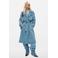 Desigual denim trenchcoat met ceintuur - blauw