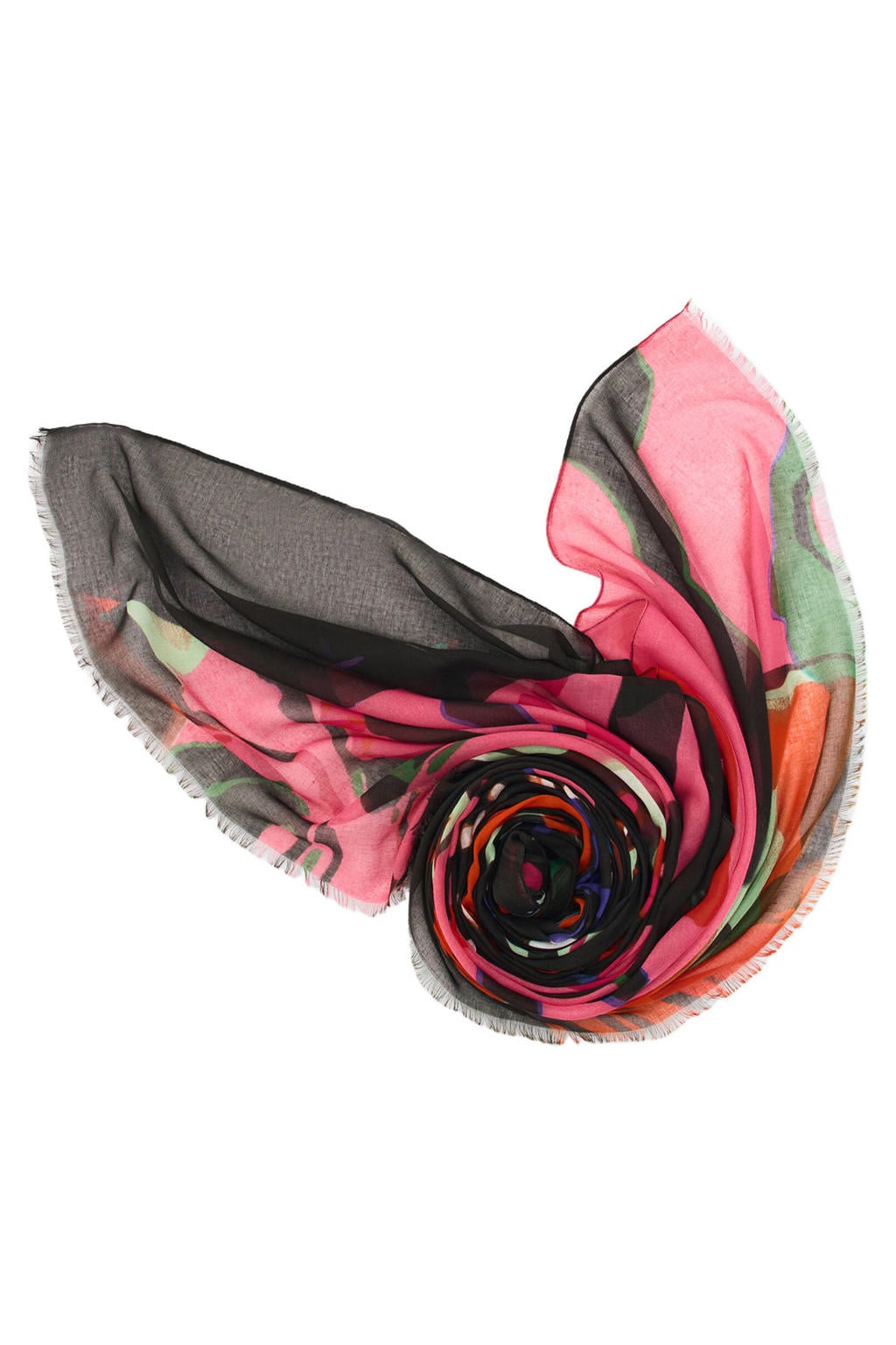 Desigual sjaal met print multi