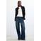 Desigual wide leg jeans - donkerblauw