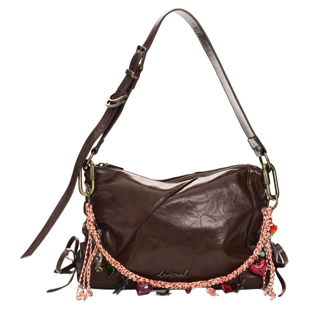 Desigual schoudertas bruin